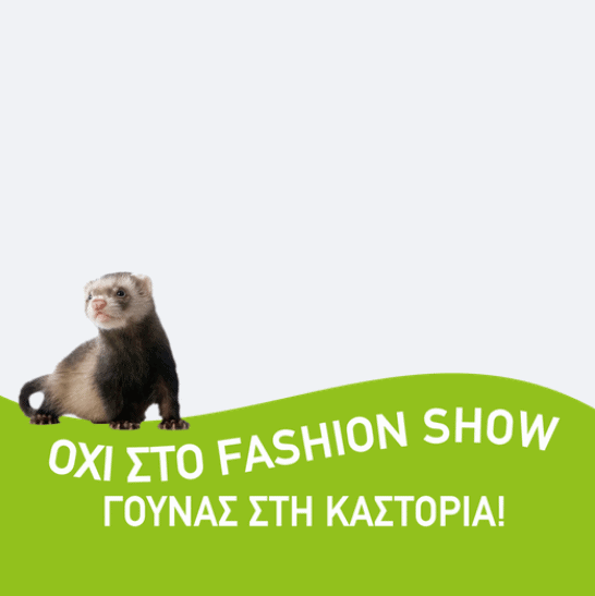 Η Π.Φ.Π.Ο. λέει ΟΧΙ στο Fashion Show γούνας στην Καστοριά