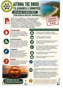Read more about the article Αίτημα της ΠΦΠΟ για διαφάνεια και ενημέρωση σχετικά με το Beach Party στην παραλία Φράχτης Κορωνησίας